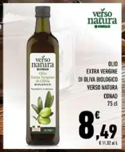 Conad Olio Extra Vergine di Oliva Biologico Verso Natura Conad offerta