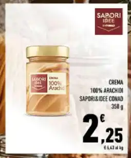 Conad CREMA 100% ARACHIDI offerta