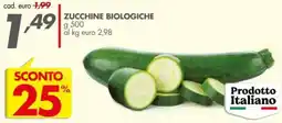 Italmark Zucchine biologiche offerta