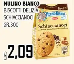 Big Food Mulino bianco biscotti delizia schiaccianoci offerta