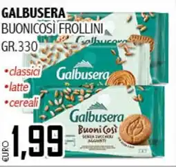 Big Food Galbusera buonicosi frollini offerta