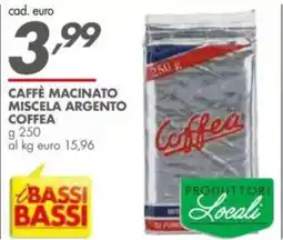 Italmark Caffè macinato miscela argento coffea offerta
