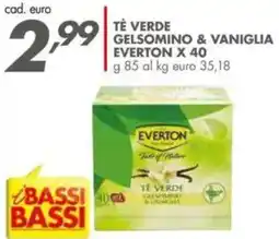 Italmark Tè verde gelsomino & vaniglia EVERTON offerta