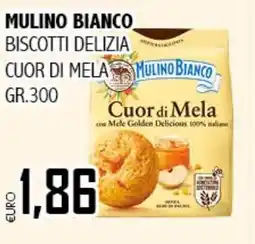 Big Food Mulino bianco biscotti delizia cuor di mela offerta