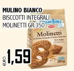 Big Food Mulino bianco bisccotti integrali molinetti offerta