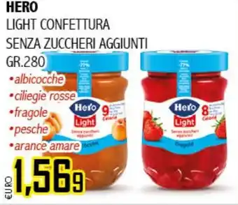 Big Food Hero light confettura senza zuccheri aggiunti offerta