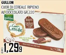 Big Food Gullon cuor di cereale ripieno al cioccolato offerta