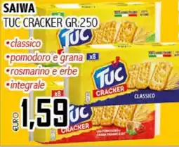 Big Food Saiwa tuc cracker offerta