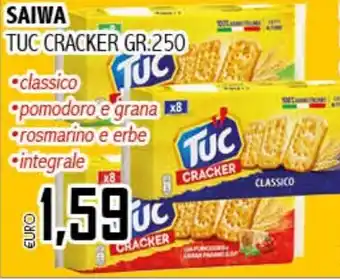 Big Food Saiwa tuc cracker offerta