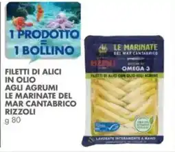 Italmark Filetti di alici in olio agli agrumi le marinate del mar cantabrico RIZZOLI offerta