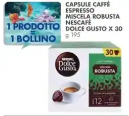 Italmark Capsule caffè espresso miscela robusta NESCAFÉ DOLCE GUSTO offerta