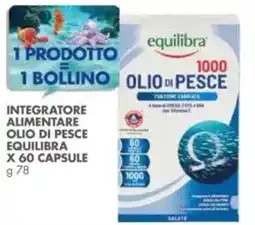 Italmark Integratore alimentare olio di pesce EQUILIBRA x 60 capsule offerta