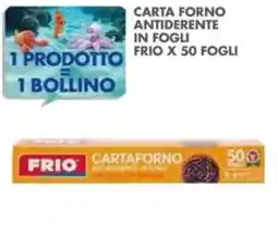 Italmark Carta forno antiderente in fogli FRIO x 50 fogli offerta