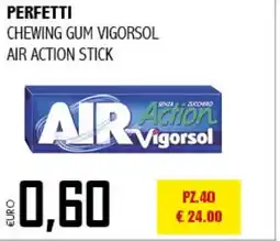 Big Food Perfetti chewing gum vigorsol air action stick offerta