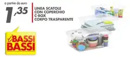 Italmark Linea scatole con coperchio c-box corpo trasparente offerta