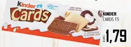 Big Food Kinder cards t5 offerta