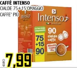 Big Food Caffè intenso cialde 75+15 omaggio caffe' più offerta
