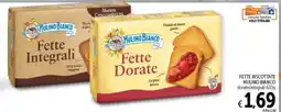 Spazio Conad Fette biscottate Mulino bianco dorate/integrali offerta