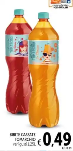 Spazio Conad Bibite gassate TOMARCHIO vari gusti offerta