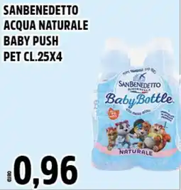 Big Food Sanbenedetto acqua naturale baby push pet offerta
