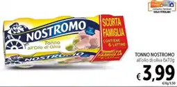 Spazio Conad Tonno Nostromo all'olio di oliva offerta