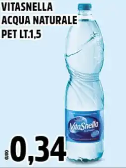 Big Food Vitasnella acqua naturale pet offerta