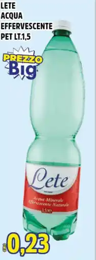 Big Food Lete acqua effervescente pet offerta