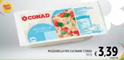 Spazio Conad Mozzarella per cucinare CONAD offerta