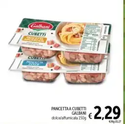 Spazio Conad Pancetta a cubetti GALBANI offerta