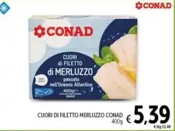 Spazio Conad Cuori di filetto merluzzo CONAD offerta