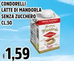 Big Food Condorelli latte di mandorla senza zucchero offerta