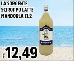 Big Food La sorgente sciroppo latte mandorla offerta