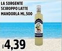 La sorgente sciroppo latte mandorla