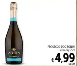 Spazio Conad Prosecco doc ZONIN extra dry offerta