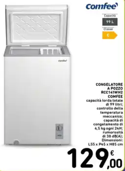 Spazio Conad Comfee CONGELATORE A POZZORCC141WH2 COMFEE offerta