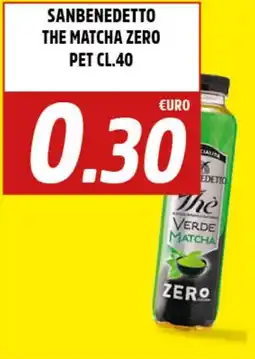 Big Food Sanbenedetto the matcha zero pet offerta