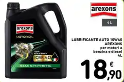 Spazio Conad Lubrificante auto 10W40 AREXONS offerta