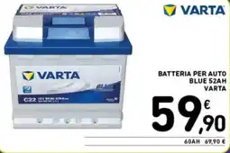 Spazio Conad Batteria per auto BLUE 52AH VARTA offerta