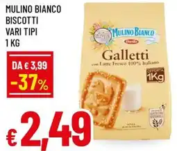 A&O Mulino bianco biscotti vari tipi offerta