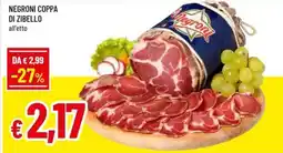 A&O Negroni coppa di zibello offerta