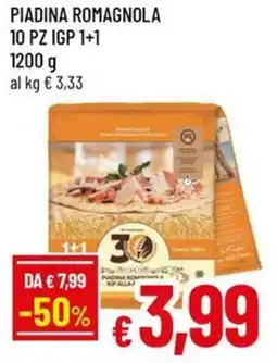 A&O Piadina romagnola 10 pz IGP offerta