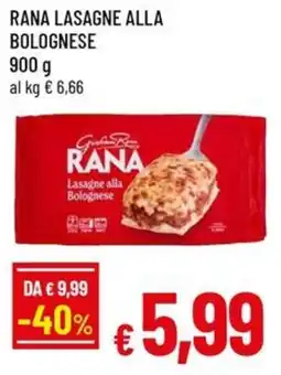 A&O Rana lasagne alla bolognese offerta