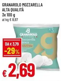 A&O Granarolo mozzarella alta qualità offerta