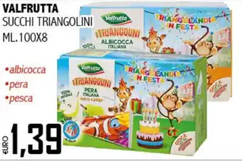 Big Food Valfrutta succhi triangolini offerta