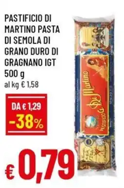 A&O Pastificio di martino pasta di semola di grano duro di gragnano IGT offerta