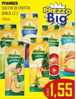 Big Food Pfanner succhi di frutta brick offerta