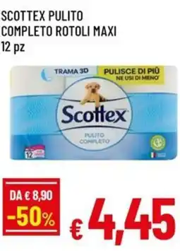 A&O Scottex pulito completo rotoli maxi offerta