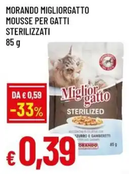 A&O Morando migliorgatto mousse per gatti sterilizzati offerta