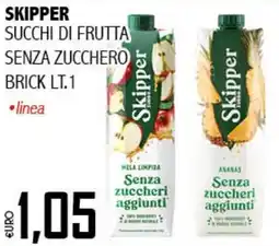 Big Food Skipper succhi di frutta senza zucchero brick offerta