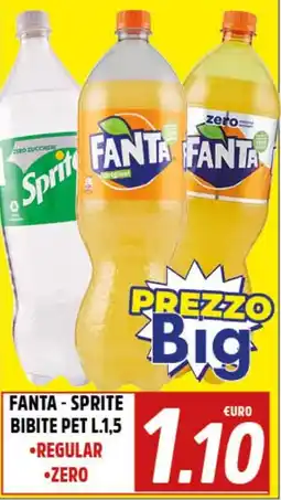 Big Food Fanta-sprite bibite pet offerta